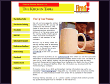 Tablet Screenshot of fireduptraining.com